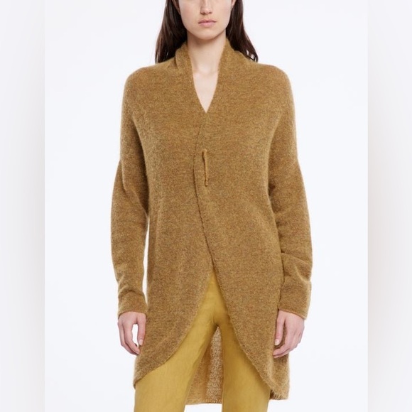 Sarah Pacini Mohair Merino Wool Cardigan Italy O/S Pin Closure 21211509-93 Soft‎